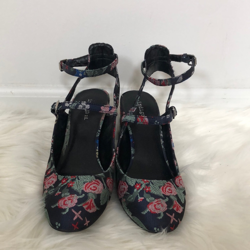 Indigo rd. Floral Print Heel